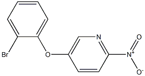 5-(2-bromophenoxy)-2-nitropyridine Struktur