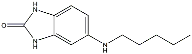 5-(pentylamino)-2,3-dihydro-1H-1,3-benzodiazol-2-one Struktur