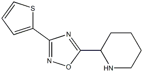 5-(piperidin-2-yl)-3-(thiophen-2-yl)-1,2,4-oxadiazole Struktur