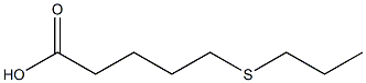 5-(propylsulfanyl)pentanoic acid Struktur