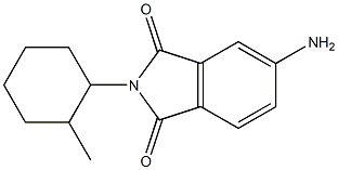 5-amino-2-(2-methylcyclohexyl)-2,3-dihydro-1H-isoindole-1,3-dione Struktur