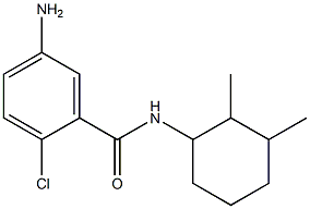 5-amino-2-chloro-N-(2,3-dimethylcyclohexyl)benzamide Struktur