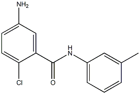 5-amino-2-chloro-N-(3-methylphenyl)benzamide Struktur