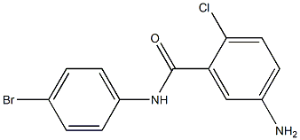 5-amino-N-(4-bromophenyl)-2-chlorobenzamide Struktur