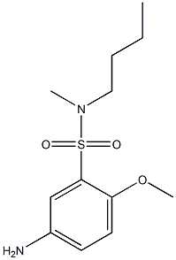 5-amino-N-butyl-2-methoxy-N-methylbenzene-1-sulfonamide Struktur