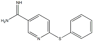 6-(phenylsulfanyl)pyridine-3-carboximidamide Struktur