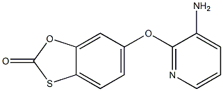 6-[(3-aminopyridin-2-yl)oxy]-2H-1,3-benzoxathiol-2-one Struktur