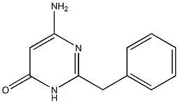 6-amino-2-benzyl-3,4-dihydropyrimidin-4-one Struktur