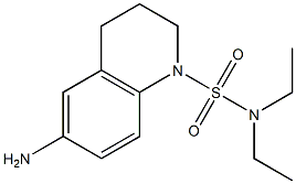 6-amino-N,N-diethyl-1,2,3,4-tetrahydroquinoline-1-sulfonamide Struktur