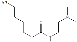 6-amino-N-[2-(dimethylamino)ethyl]hexanamide Struktur