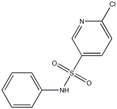 6-chloro-N-phenylpyridine-3-sulfonamide Struktur