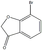 7-bromo-2,3-dihydro-1-benzofuran-3-one Struktur