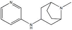 8-methyl-N-(pyridin-3-yl)-8-azabicyclo[3.2.1]octan-3-amine Struktur