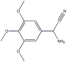 amino(3,4,5-trimethoxyphenyl)acetonitrile Struktur