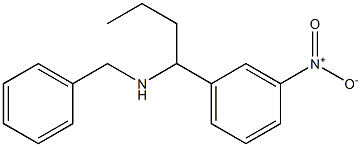 benzyl[1-(3-nitrophenyl)butyl]amine Struktur