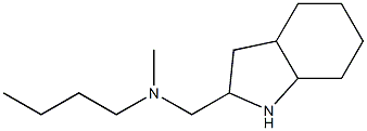 butyl(methyl)(octahydro-1H-indol-2-ylmethyl)amine Struktur