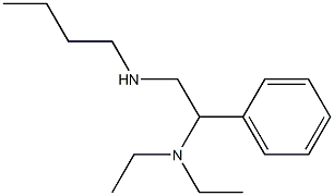 butyl[2-(diethylamino)-2-phenylethyl]amine Struktur