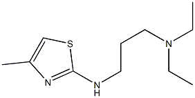 diethyl({3-[(4-methyl-1,3-thiazol-2-yl)amino]propyl})amine Struktur