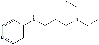 diethyl[3-(pyridin-4-ylamino)propyl]amine Struktur