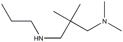 dimethyl({2-methyl-2-[(propylamino)methyl]propyl})amine Struktur