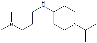 dimethyl(3-{[1-(propan-2-yl)piperidin-4-yl]amino}propyl)amine Struktur