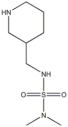 dimethyl[(piperidin-3-ylmethyl)sulfamoyl]amine Struktur