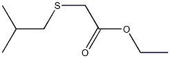 ethyl 2-[(2-methylpropyl)sulfanyl]acetate Struktur