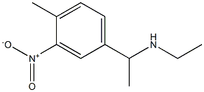 ethyl[1-(4-methyl-3-nitrophenyl)ethyl]amine Struktur