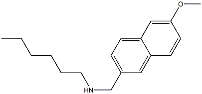 hexyl[(6-methoxynaphthalen-2-yl)methyl]amine Struktur