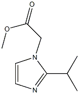 methyl 2-[2-(propan-2-yl)-1H-imidazol-1-yl]acetate Struktur