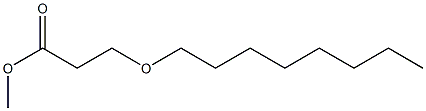 methyl 3-(octyloxy)propanoate Struktur