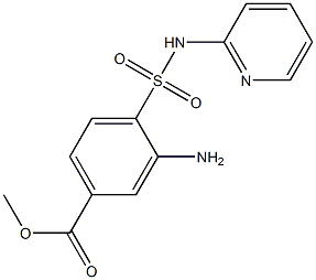 methyl 3-amino-4-(pyridin-2-ylsulfamoyl)benzoate Struktur