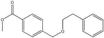 methyl 4-[(2-phenylethoxy)methyl]benzoate Struktur