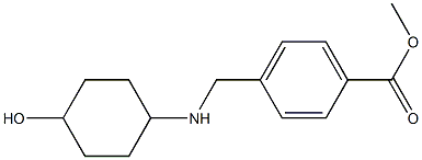 methyl 4-{[(4-hydroxycyclohexyl)amino]methyl}benzoate Struktur