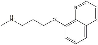 methyl[3-(quinolin-8-yloxy)propyl]amine Struktur