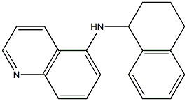 N-(1,2,3,4-tetrahydronaphthalen-1-yl)quinolin-5-amine Struktur