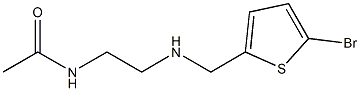 N-(2-{[(5-bromothiophen-2-yl)methyl]amino}ethyl)acetamide Struktur