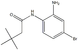 N-(2-amino-4-bromophenyl)-3,3-dimethylbutanamide Struktur