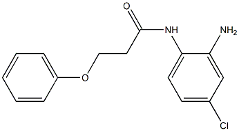 N-(2-amino-4-chlorophenyl)-3-phenoxypropanamide Struktur