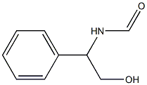 N-(2-hydroxy-1-phenylethyl)formamide Struktur