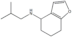 N-(2-methylpropyl)-4,5,6,7-tetrahydro-1-benzofuran-4-amine Struktur