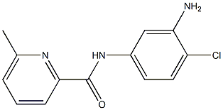 N-(3-amino-4-chlorophenyl)-6-methylpyridine-2-carboxamide Struktur