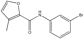 N-(3-bromophenyl)-3-methyl-2-furamide Struktur