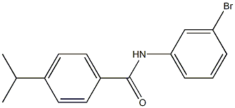 N-(3-bromophenyl)-4-(propan-2-yl)benzamide Struktur