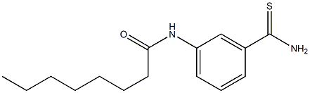 N-(3-carbamothioylphenyl)octanamide Struktur