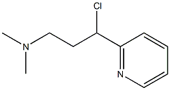 N-(3-chloro-3-pyridin-2-ylpropyl)-N,N-dimethylamine Struktur