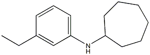 N-(3-ethylphenyl)cycloheptanamine Struktur