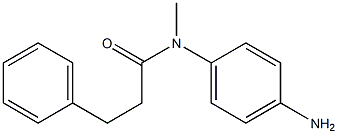 N-(4-aminophenyl)-N-methyl-3-phenylpropanamide Struktur