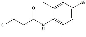 N-(4-bromo-2,6-dimethylphenyl)-3-chloropropanamide Struktur