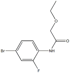 N-(4-bromo-2-fluorophenyl)-2-ethoxyacetamide Struktur